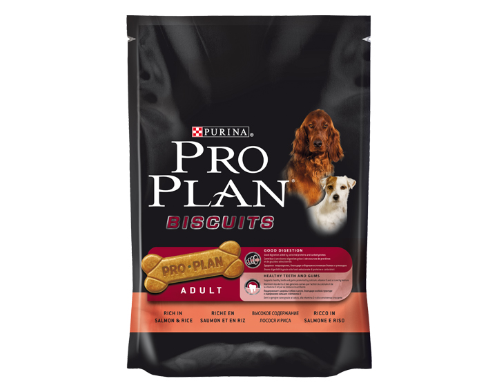 PURINA® PRO PLAN® Biscuits Adult riche en saumon et en riz