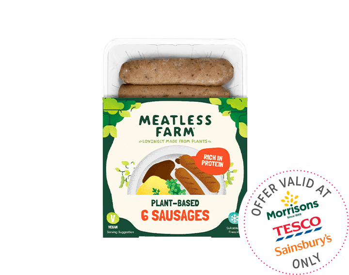 Plant-Based Sausages x6, 300g