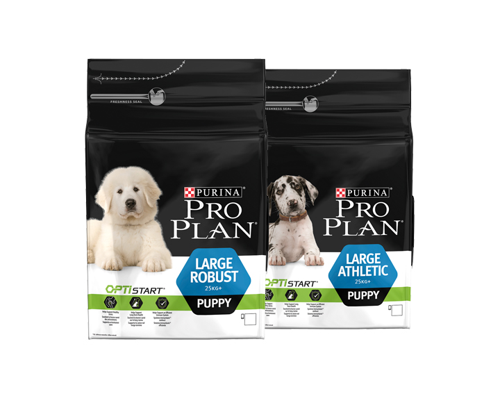 PURINA® PRO PLAN® LARGE ROBUST PUPPY ou LARGE ATHLETIC PUPPY