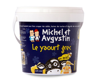 Michel et Augustin
Le yaourt qui donne envie d’être grec ;)
Pot de 500gr au miel