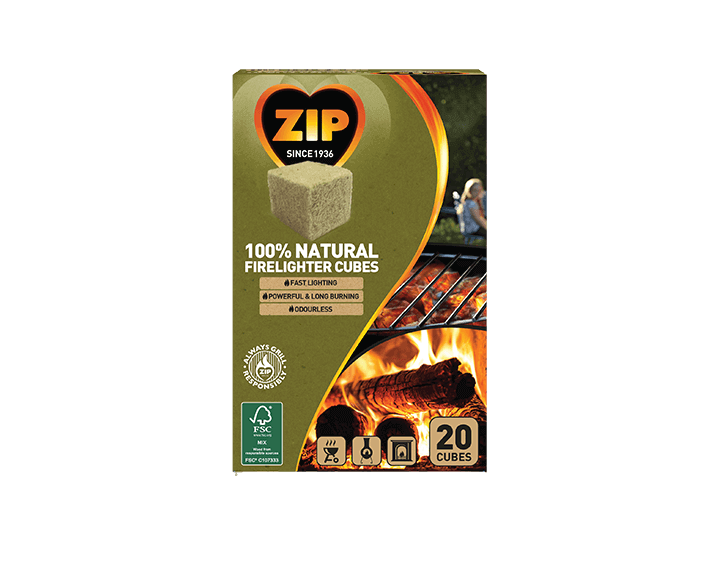 100% Natural Firelighter 20 Cubes
