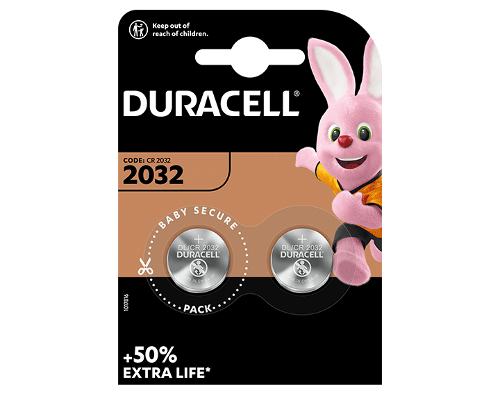 Duracell 2032 2 piles 