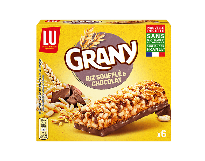 GRANY Riz Soufflé et Chocolat x6