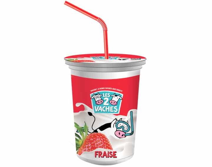 Les P'tits Miam à boire à la fraise