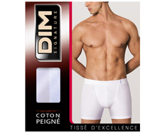 DIM Signature - Boxer Long Coton Peigné