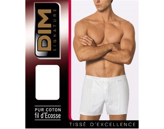 DIM Signature - Boxer 100% Coton 
Fil d'Ecosse