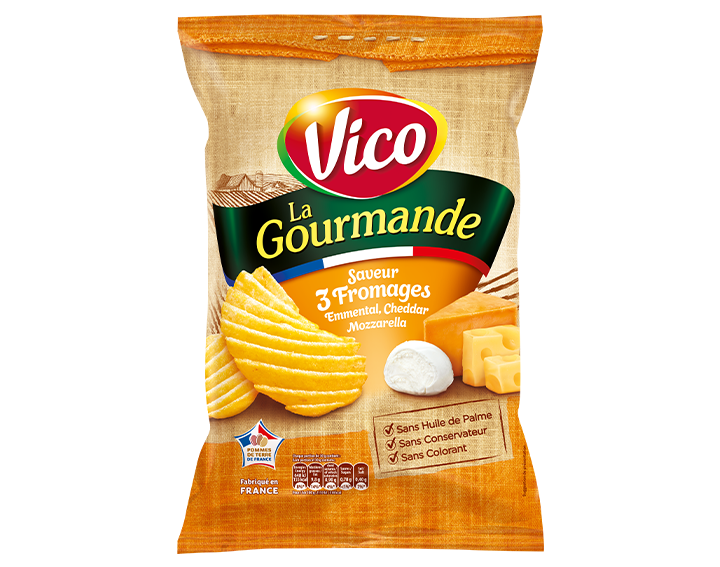 La Gourmande 3 Fromages 120g