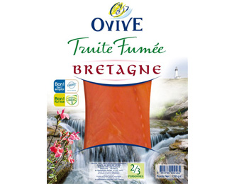 Truite Fumée de Bretagne 
2/3 personnes 120g