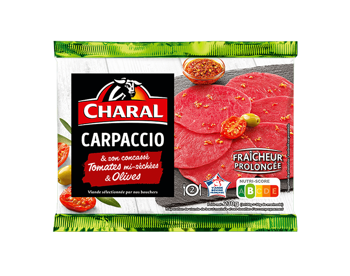Carpaccio Marinade Tomates & Olives x2 (230g)