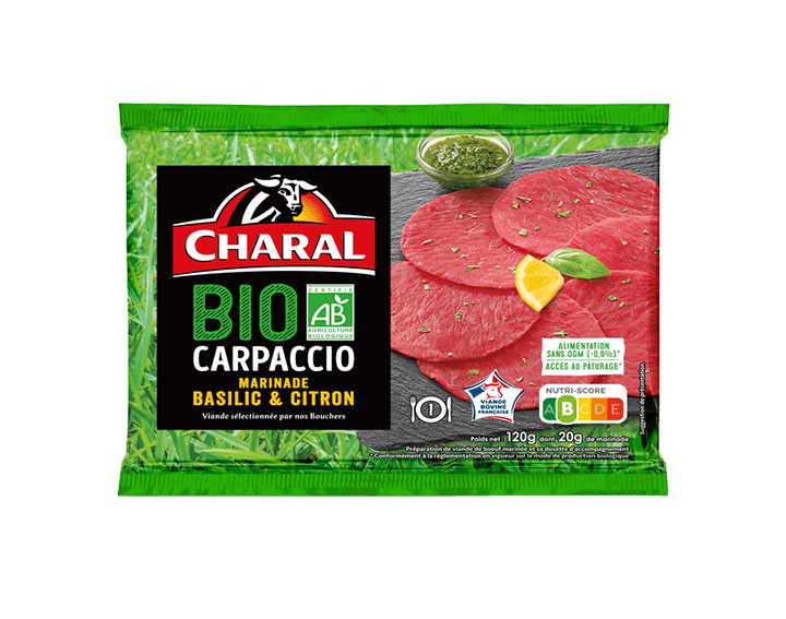 Carpaccio BIO Basilic & Citron x1 (120g)