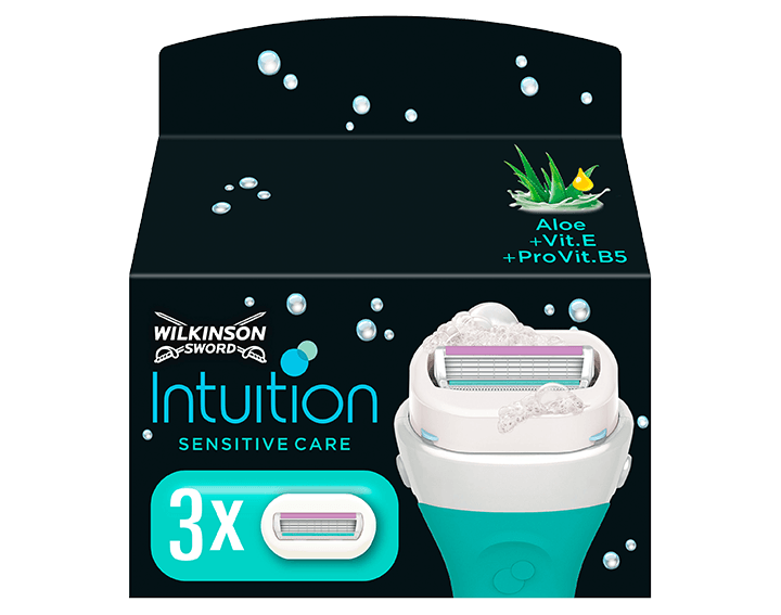 Intuition Sensitive Blade Refills x3