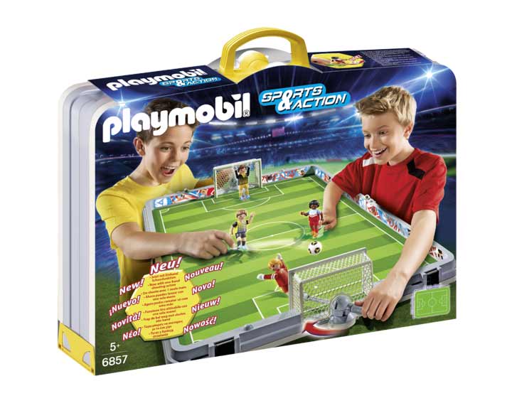 Terrain de football transportable 