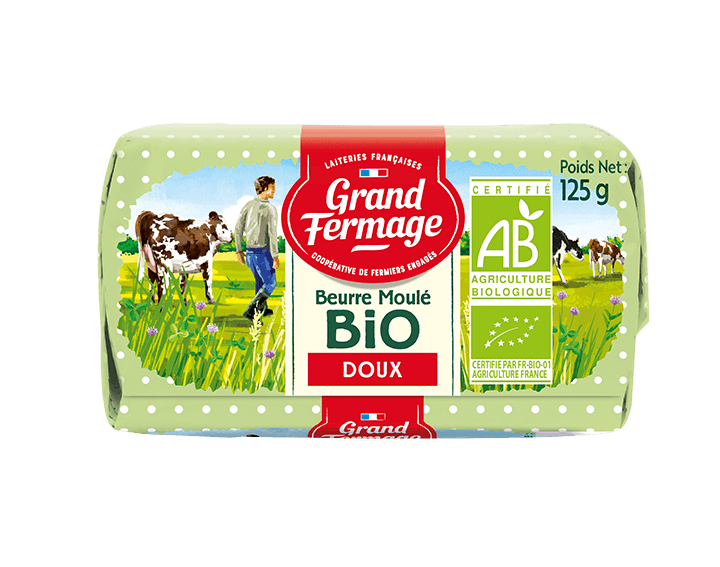 Beurre Moulé BIO Doux 125g