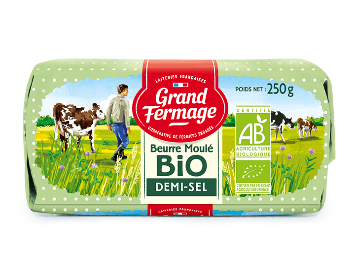 Beurre Moulé BIO Demi-Sel 250g