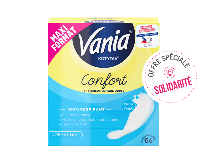 Vania® Protège-slips Confort Fresh x56