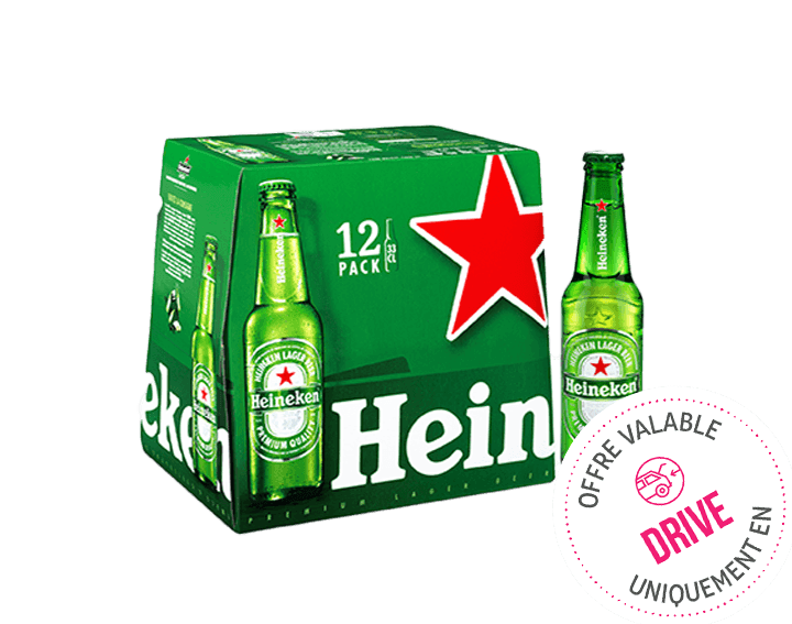 Heineken Bière Blonde 12x33cl 5°
