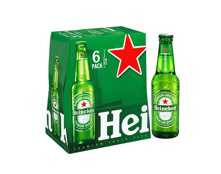 Heineken Bière Blonde 6x25cl 5°