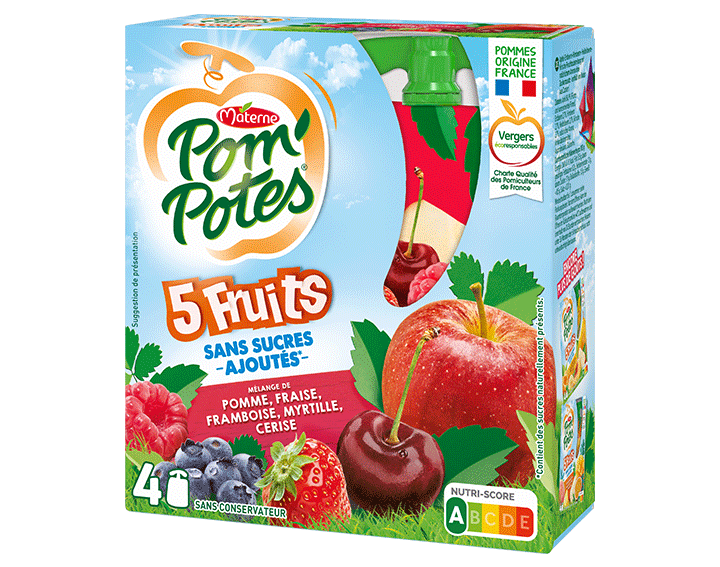 5 Fruits Rouges 4x90g
