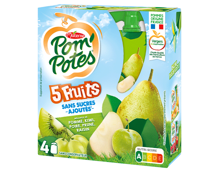 5 Fruits Verts 4x90g
