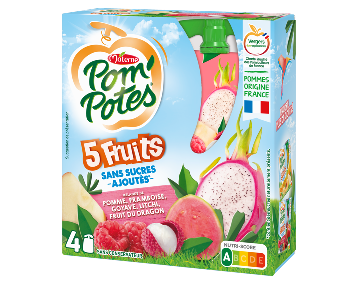 5 Fruits Roses 4x90g