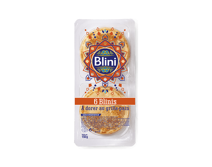 Blinis à dorer 150g