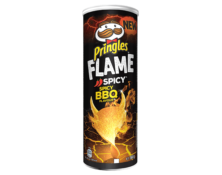 Pringles Flame Spicy BBQ 160g
