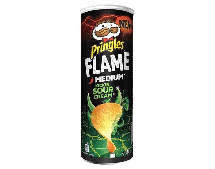 Pringles Flame Kickin' Sour Cream 160g