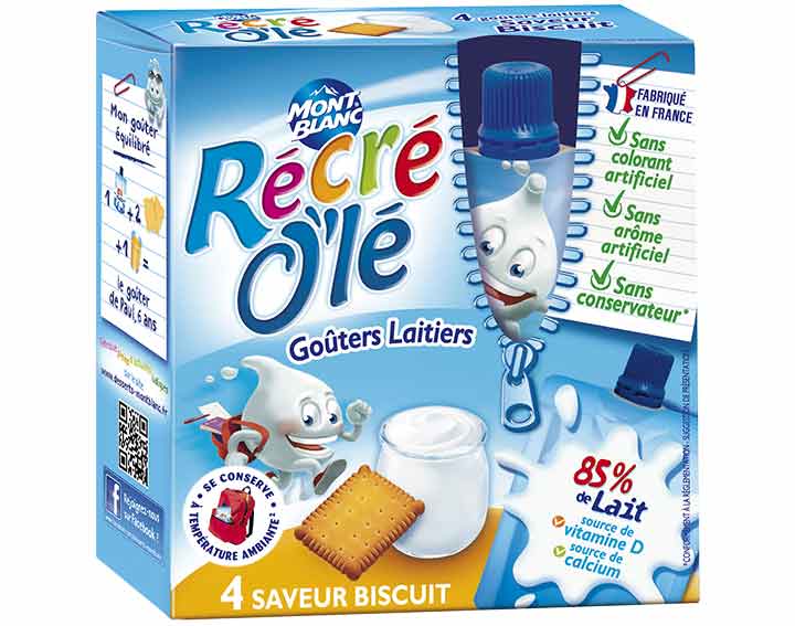 Récré O'lé saveur Biscuit x4