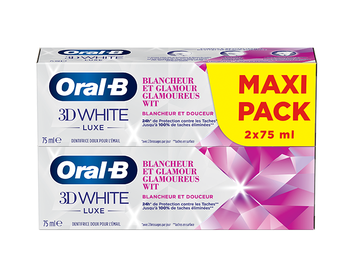 Oral-B 3D White Luxe Blancheur et Glamour 2x75ml