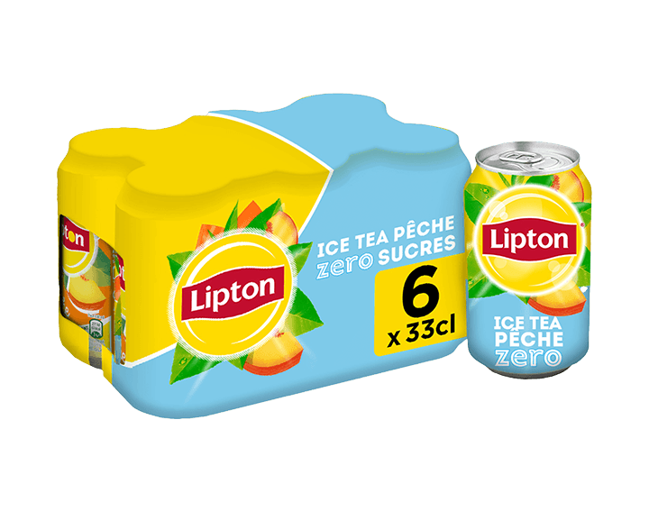 Lipton Ice Tea Zero Saveur Pêche 6x33cL