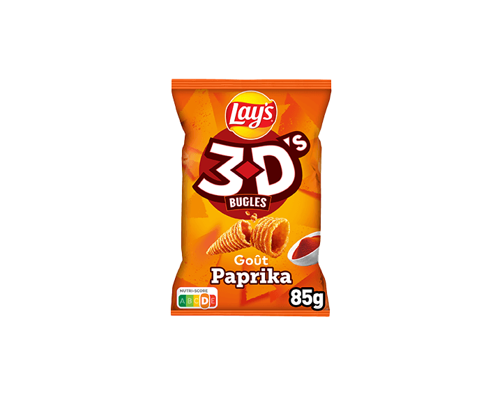 3D Bugles Paprika 85g