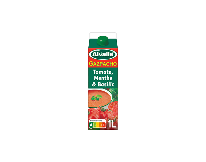 Gazpacho Tomate, Menthe, Basilic 1L