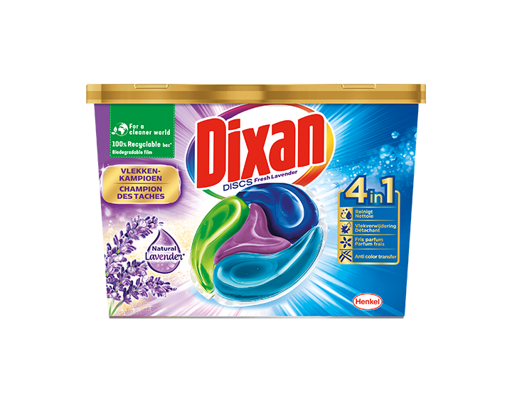 Dixan Discs Fresh Lavender 16sc
