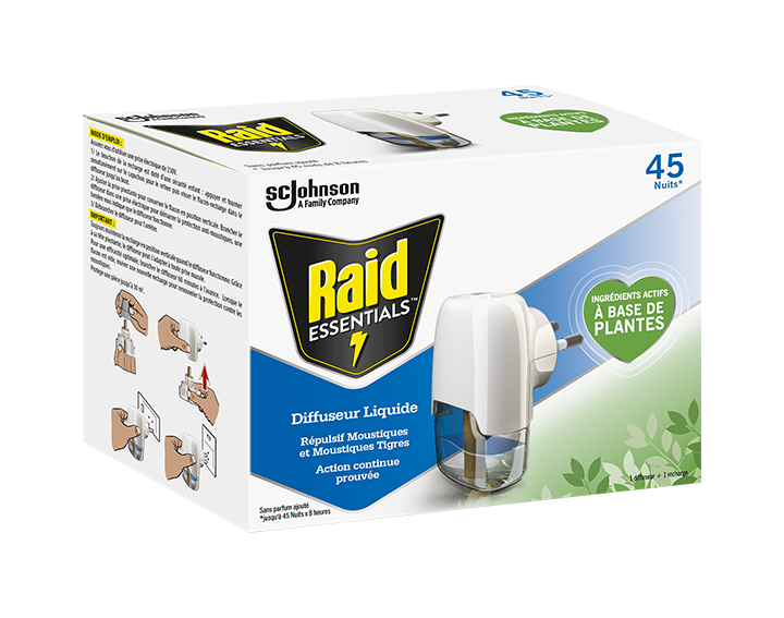 Diffuseur Répulsif Liquide 45 nuits