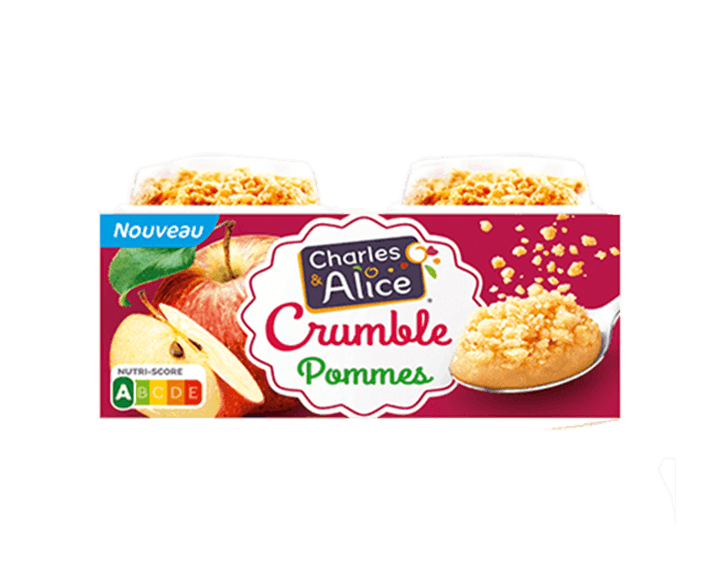 Crumble Pommes x2