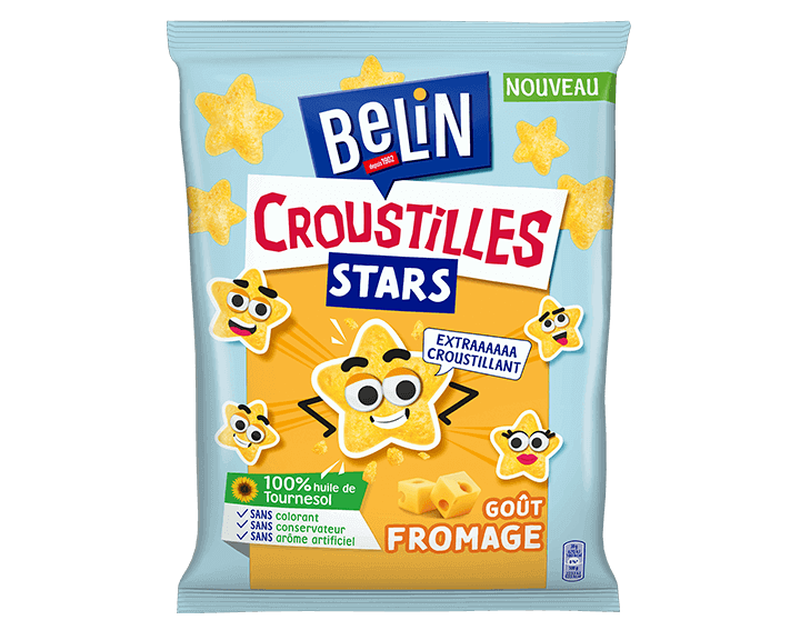 Belin Croustilles Stars Fromage 90g