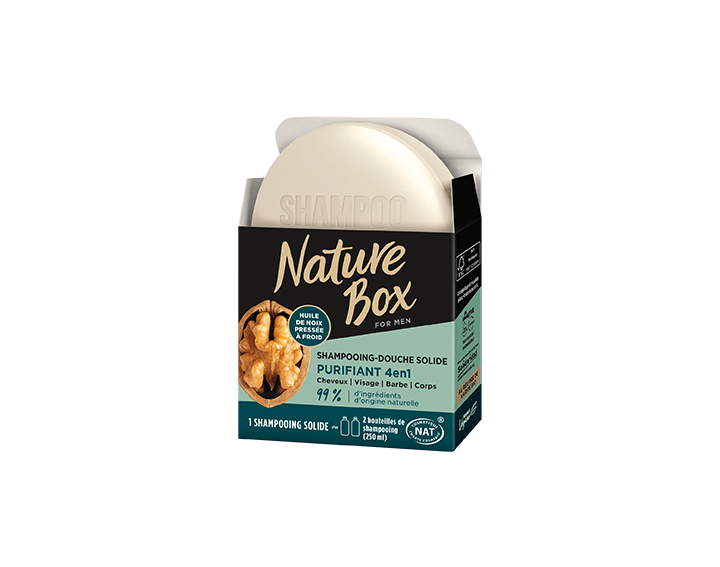 Shampooing-douche solide Purifiant 4en1 - 85g