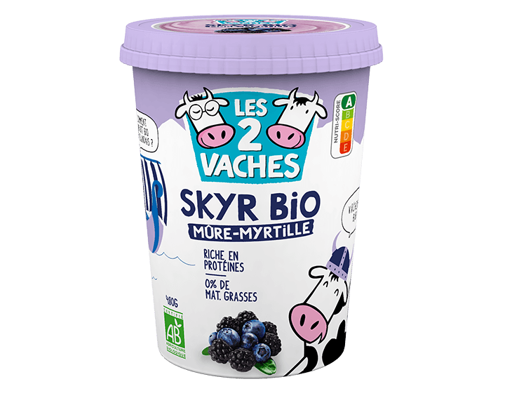L2V Skyr Bio Mûre Myrtille 480g
