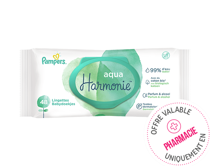 Lingettes Pampers® Aqua Harmonie™