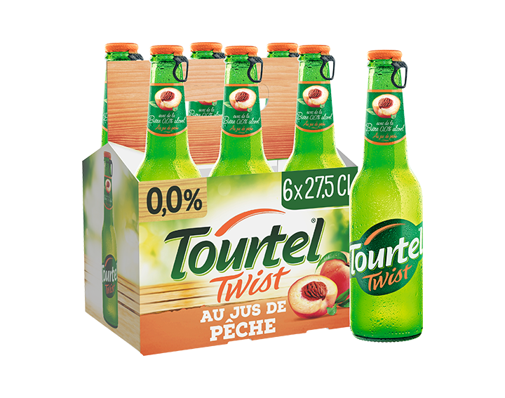 Tourtel Twist Pêche 6x27,5cl