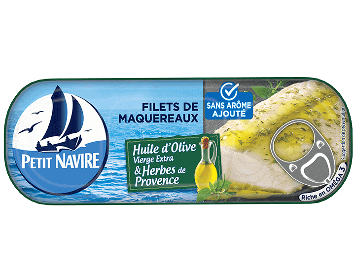 Maquereaux Huile d'Olive & Herbes de Provence 145g