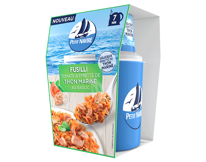 Fusilli Tomate & Thon Mariné au Basilic