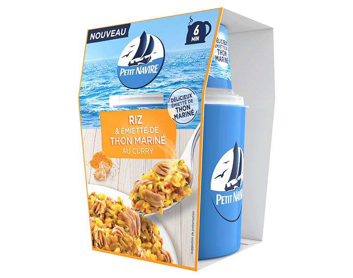 Riz & Thon Mariné au Curry