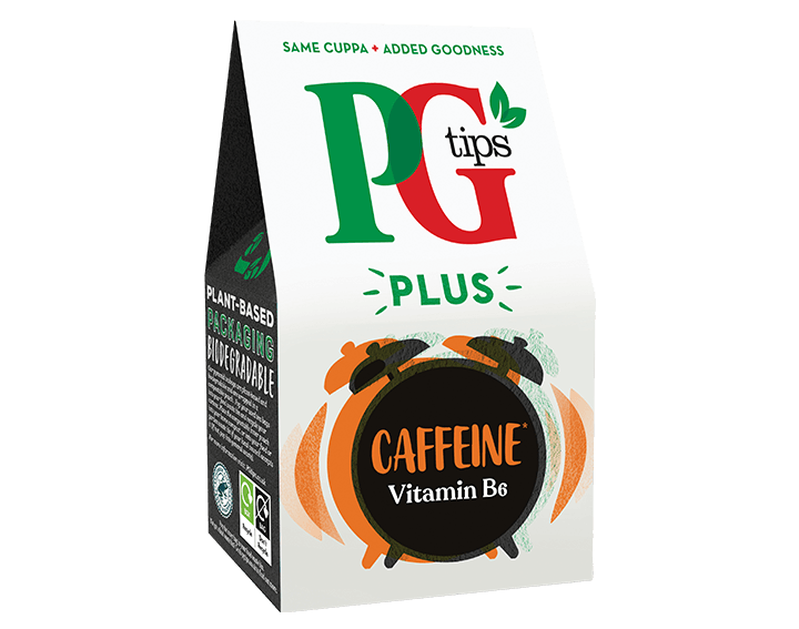 PG Tips Plus Caffeine 20 Tea Bags