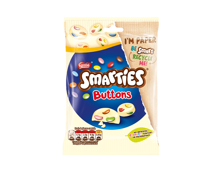 Buttons White Chocolate 85g