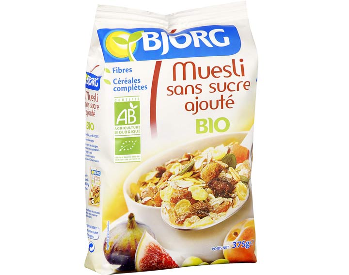 Muesli sans sucre ajouté