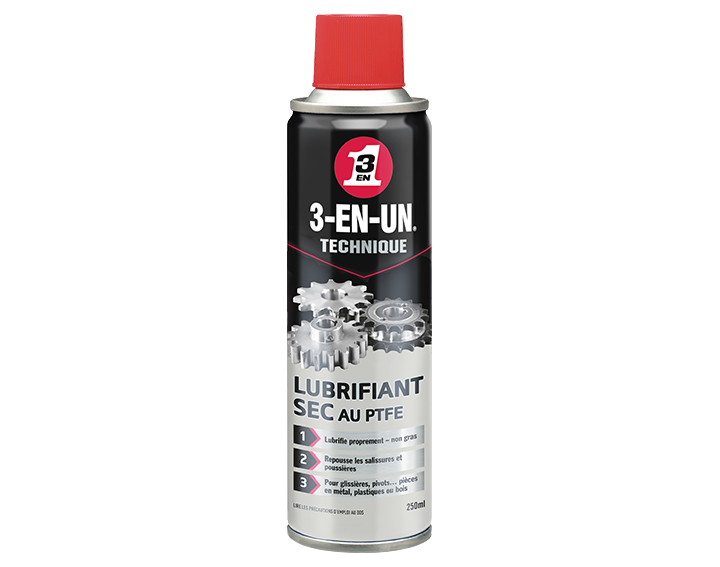 Lubrifiant Sec au PTFE 250 ml 