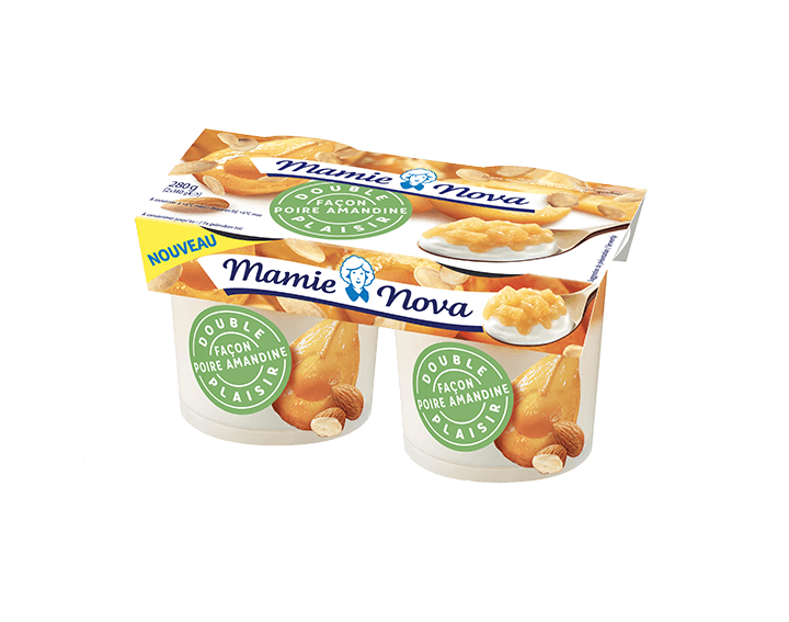 Double Plaisir Poire Amandine 2x140g