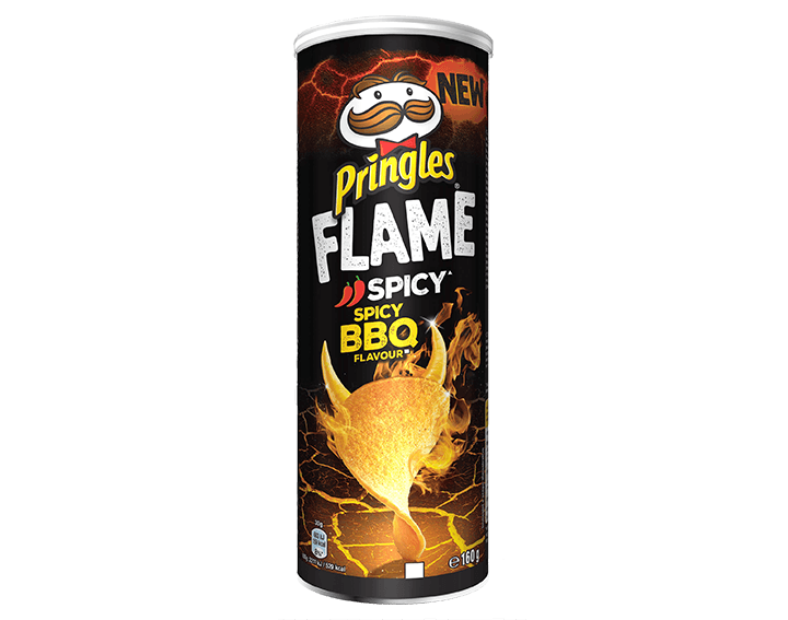 Pringles Flame Saveur Spicy BBQ 160g