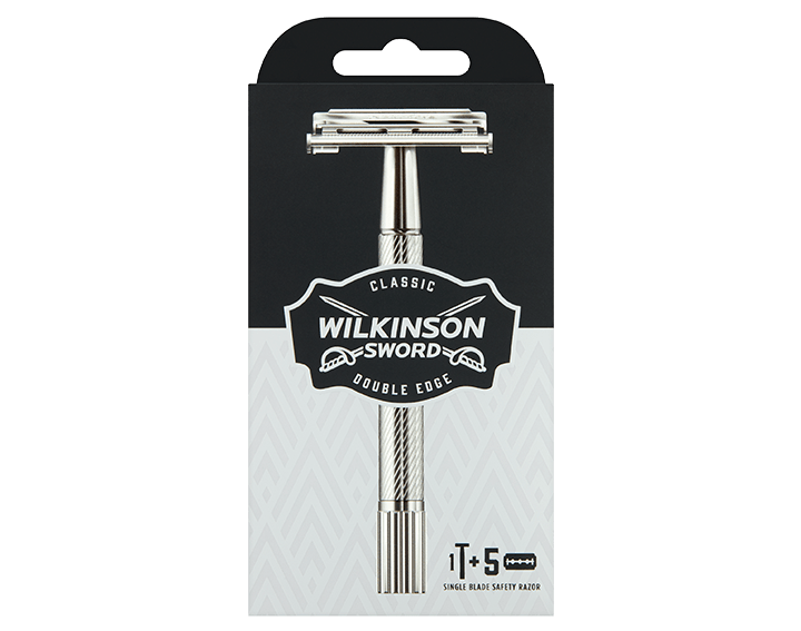 Double Edge Safety Razor with x5 Blades